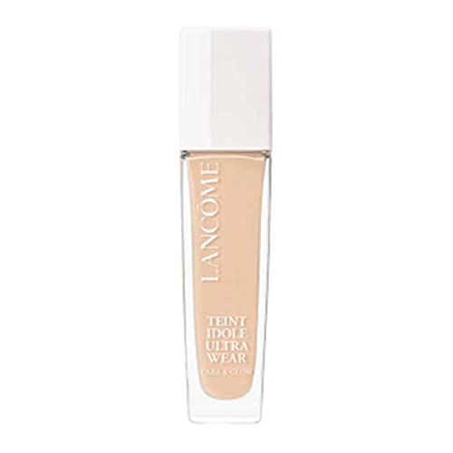 Maquillaje de la marca Lancome: base fluída para rostro, Teint Idole Ultra Wear Base Care&Glow 120N (30 mililitros)