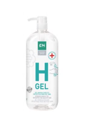 CH QUIMICA502480 H-GEL 1L. Gel hidroalcohólico desinfectante antiséptico para piel sana.