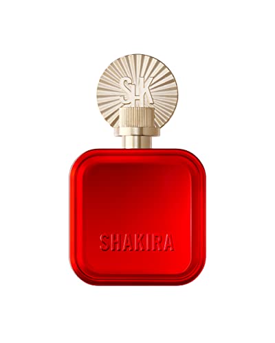 Shakira, Perfumes, ROJO by Shakira Eau de Toilette para Mujer, Larga Duración, Fragancia Potente, Sensual y con encanto, Notas florales, especiadas y ámbar, Optimo para uso diario, 50 ml
