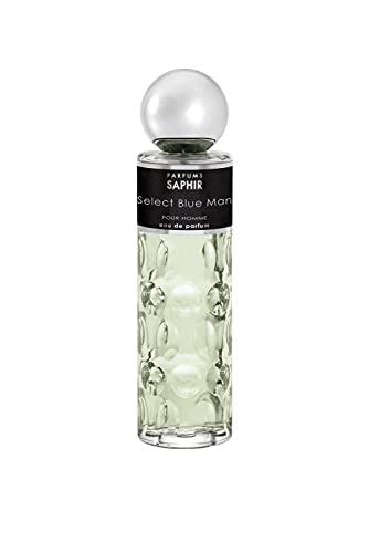 PARFUMS SAPHIR Select Blue Man - Eau de Parfum con vaporizador para Hombre - 200 ml