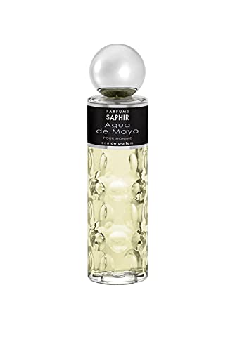 PARFUMS SAPHIR Agua de Mayo - Eau de Parfum con vaporizador para Hombre - 200 ml
