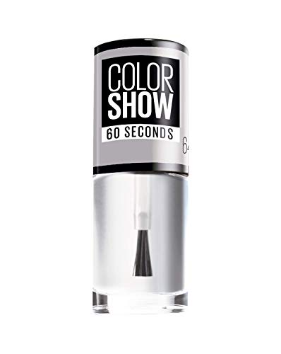 MAYBELLINE Color Show, Esmalte de Uñas Secado Rápido, Tono 649 Clear Shine, 1 Unidad (Paquete de 1)