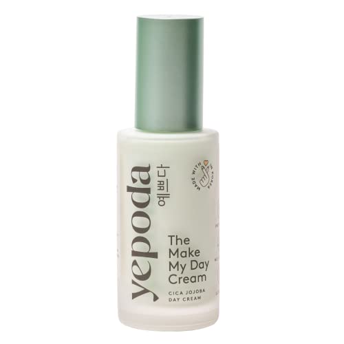 Yepoda - THE MAKE MY DAY CREAM - crema de día hidratante facial de día con propiedades antienvejecimiento, cuidado facial cosmética coreana (50 ml)