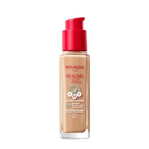 Bourjois - Healthy Mix Clean Foundation, Base de maquillaje, Tono 054, Beige 30 ml