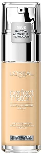 L'Oréal Paris Base de maquillaje líquida con ácido hialurónico y aloe vera, 30 ml