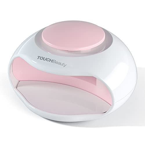 TOUCHBeauty Secador de Uñas, Secador de esmalte de uñas normal, secador de uñas LED ideal para esmalte de uñas normal, tamaño mini, funciona con pilas （No para esmalte de uñas de gel）AG-0889PK (rosa)
