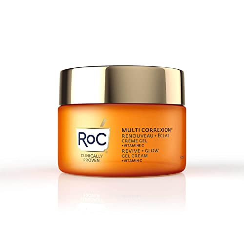 RoC - Multi Correxion Revive + Glow Gel Crema - Antiarrugas y Envejecimiento - Hidratante Reafirmante - 50 ml