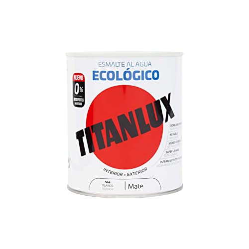 Titanlux Ecológico Esmalte al agua mulisuperficie Mate Blanco 250 ml
