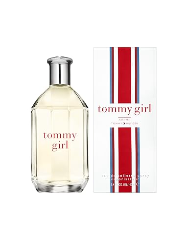 Tommy Hilfiger – Tommy Girl Eau de Toilette – 100 ml – Perfume de Mujer – Fragancia Floral Muy Fresca con Notas Frutales – Botella de Vidrio Transparente
