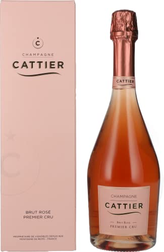 Cattier Champagne PREMIER CRU Rosé Brut 12,5% Vol. 0,75l in Giftbox
