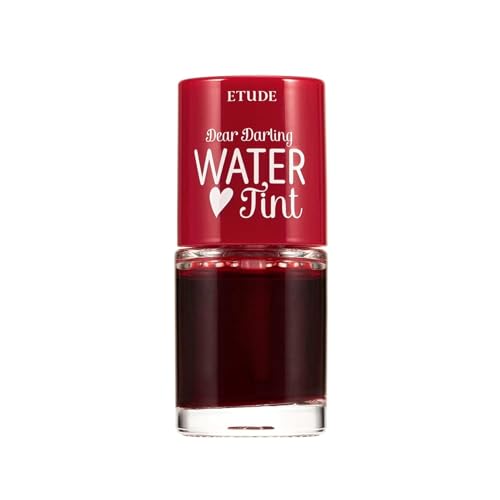 Etude House Dear Darling tinte de agua Cherry Ade (21AD) | Tinte de labios de color vivo con acabado hidratante sin peso y no pegajoso | a prueba de manchas y ligero | K-belleza