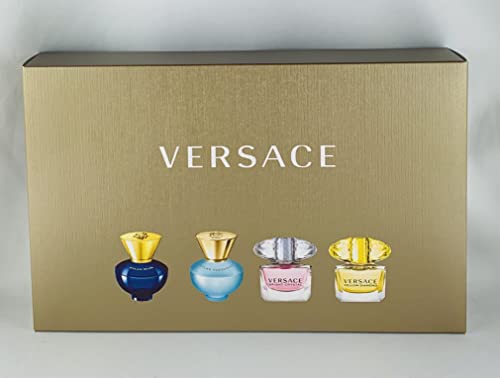 Versace Juego de miniaturas – 4 mini perfumes de 5 ml cada uno.