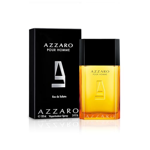Azzaro pour homme, Eau de Toilette de hombre de Azzaro, Fragancia Amaderada Aromática, 100 ml vaporizador