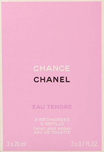 Chanel CHANCE EAU TENDRE edt vaporizador refill 3x 20 ml