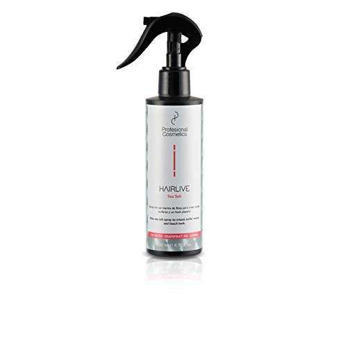 Profesional Cosmetics Hairlive Sea Salt - Spray con sal marina de Ibiza, 200 ml
