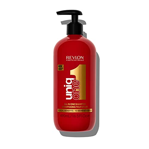 Revlon Professional UniqOne Champu y Acondicionador Tratamiento hidratante para el pelo 10 beneficios en 1 producto - 490 ml