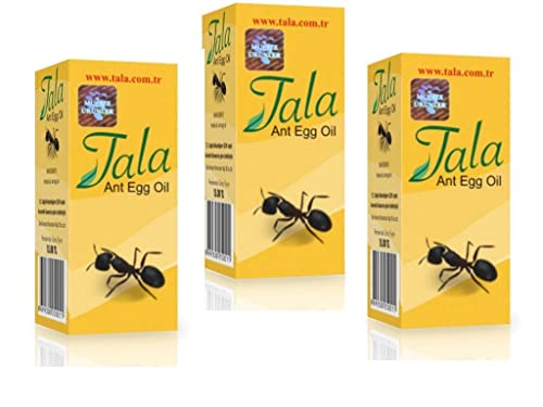 3 x Tala Ant Egg Oil aceite de depilación de huevo de hormiga Tüy Dökücü Hair Removal Karınca Yumurta Yağı