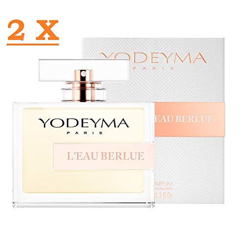 Yodeyma - Perfume para mujer, Eau de Berlue, 100 ml, 2 paquetes