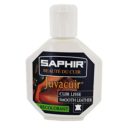 SAPHIR | Juvacuir 75 ml | Recolorante para Cueros Lisos (Blanco 21)