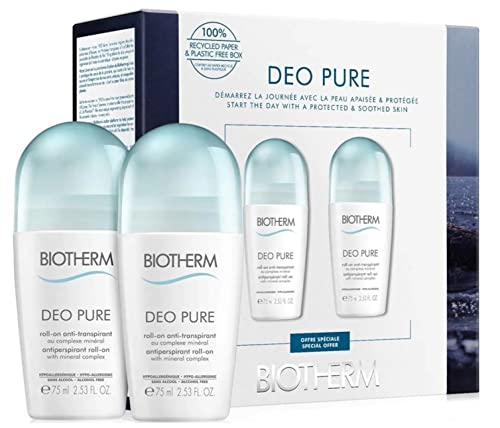 Biotherm deo pure roll-on 2x75ml