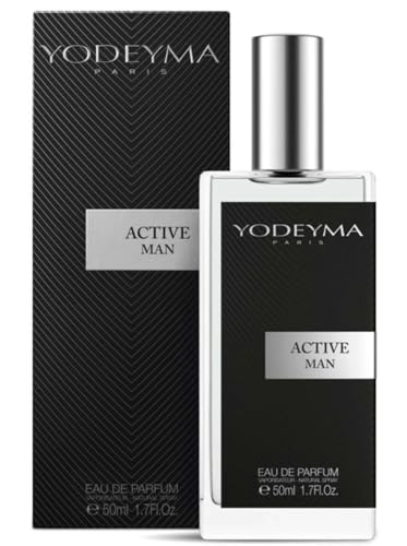 yodeyma parfums Active Man Eau De Parfum 50 ml, transparente