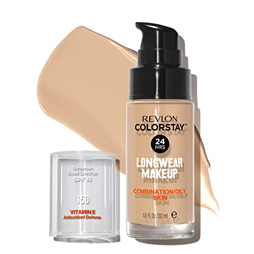 Revlon ColorStay Base de Maquillaje para Piel Mixta/Grasa, Beige - 30 ml