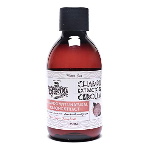 MI REBOTICA | Champú original con Extracto de Cebolla Olor Cereza | Champú Fortalecedor Cabello | Champú Antienvejecimiento y Antioxidante |