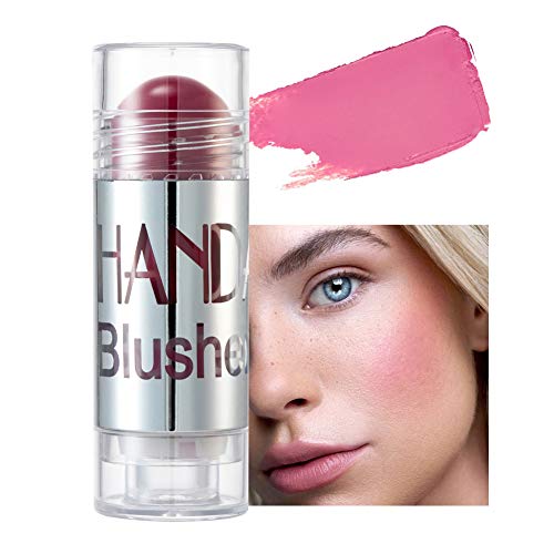 GL-Turelifes Blush Stick Blush Cream Lápiz de colorete hidratante, iluminador y recortador, colorete en barra que aumenta el brillo y el estado de ánimo El maquillaje de mejillas agrega brillo (#05)