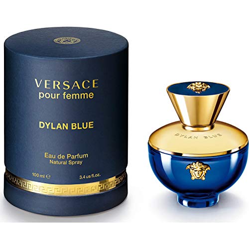 Versace, Agua de perfume para mujeres - 100 ml., Gianni Versace Dylan Blue Pour Femme Eau de Parfum