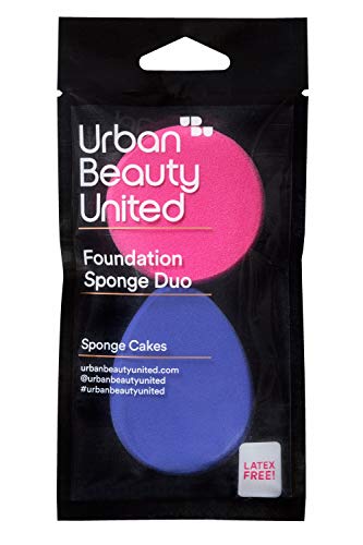 UBU - Dúo de Esponjas para Maquillaje - Sponge Cakes Duo - Para Aplicar y Difuminar Base Líquidas y Cremas - Tacto Agradable - Acabado Profesional - Accesorios de Maquillaje para Mujer