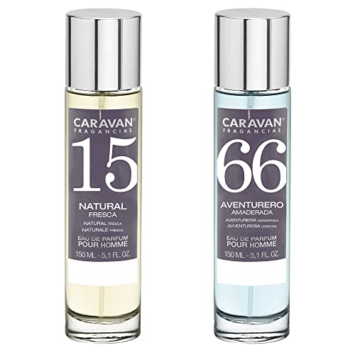 Set de 2 Perfumes Caravan Hombre Nº66 y Nº 15