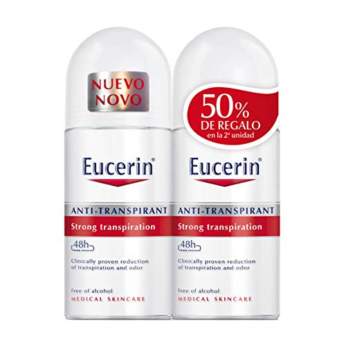 Eucerin - Rodar-On Antitranspirante Desodorante por Sensible Piel - 2 x 50ml