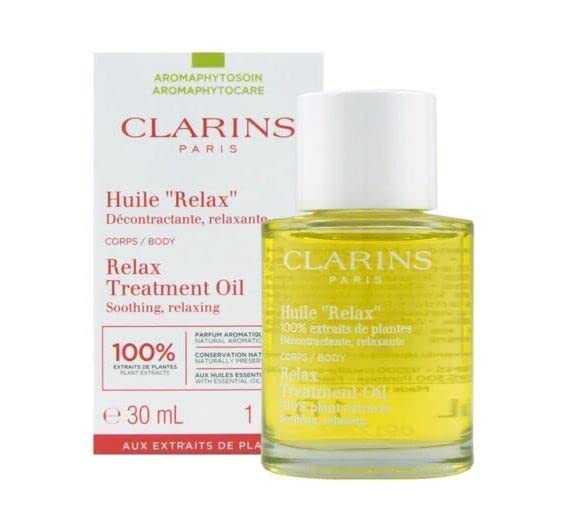 Clarins - Aceite Corporal Relajante y Calmante con 100% puros extractos de plantas, 30ml