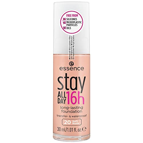 Base de Maquillaje Cremosa Essence Stay All Day 16H 20-soft nude (30 ml)