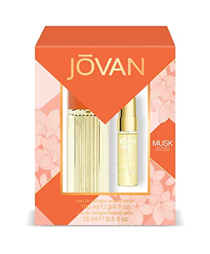 Jovan Musk Pack Mujer: Eau de Cologne Natural Spray 100 ml + Eau de Cologne Natural Spray 15 ml