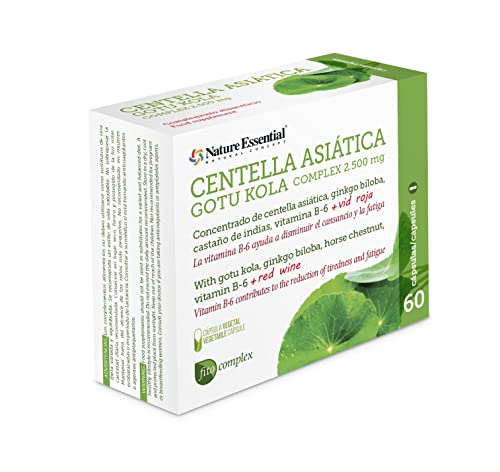Nature Essential Centella Asiatica Complex - 2500mg, 60 Cápsulas