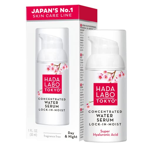 Hada Labo Tokyo Concentrated Water Serum Lock-in-Moist 30 ml - Serum Facial - Serum Acido Hialuronico - Serum Hidratante Facial - Skincare