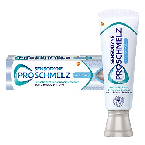 SENSODYNE ProSchmelz Soft Weiss Plus - Pasta de dientes (1 x 75 ml, protección avanzada del esmalte, con efecto blanqueador, fortalece, protege, sabor)