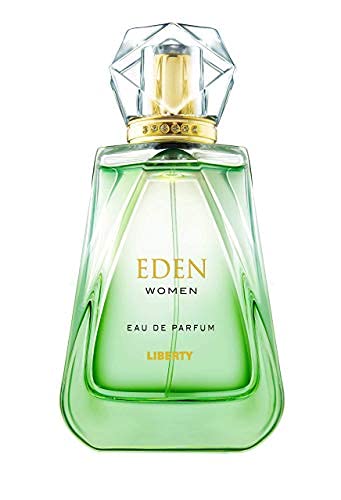 Liberty LUXURY Eden Perfume (100 ml / 3.4 oz) para mujer, floral afrutado, almizcle, notas de madera de cedro, olor de larga duración, Eau de Parfum (EDP) - (Eden)