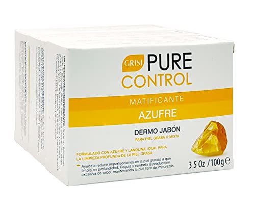 Grisi Pure Control Pack Dermojabones Azufre 3x2