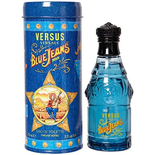 Versace Blue Jeans - Agua de colonia para hombre con vaporizador, 75 ml. -