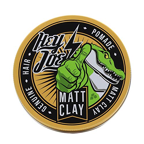 HEY JOE! - Genuine Hair Pomade Matt Clay | Cera Mate para Pelo con Fijación Alta - Envase de 100 ml
