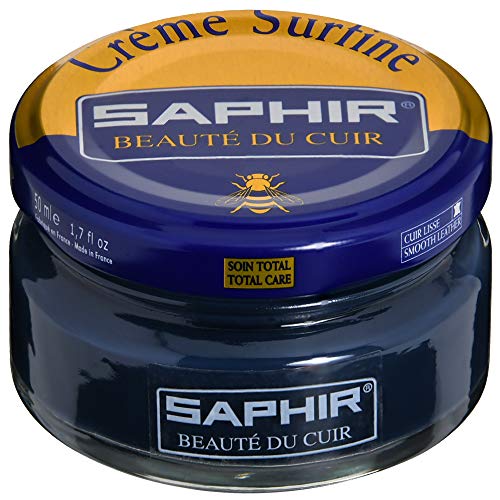 Saphir Crema extrafina para el cuero, (Bleu Petrole 46), 50 ml