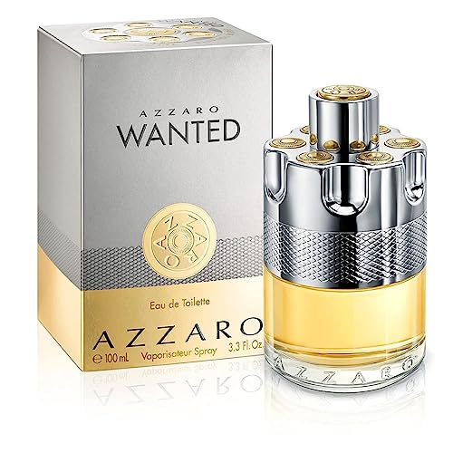 Azzaro Wanted, Agua de Colonia en Vaporizador Spray para Hombre, Fragancia Cítrica-Amaderada, 100 ml