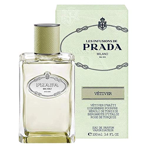 Prada Les Infusions Vetiver Eau De Parfum Nuevo Diseño., color Transparente, One size, 100 ml