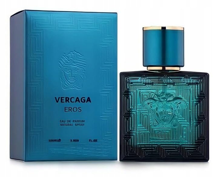 VERCAGA EROS VERCAGE perfume hombre (100ml) Eau de Parfum, ¡El aroma de la pasión, el deseo y el éxtasis!