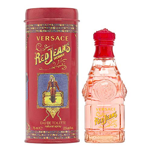 Versace Red Jeans - Perfume para mujer, EDT, 75 ml