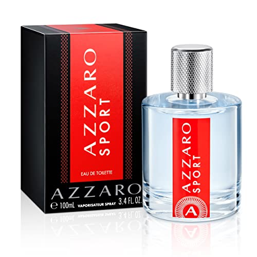 Azzaro Sport pour homme, Eau de Toilette de hombre de Azzaro, Fragancia Fresca Aromática, 100 ml vaporizador